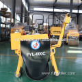 5.5HP Manual Gasoline Power Roller Compactor Diesel Engine Low Price New 325kg Mini Compactor Road Roller  FYL-600